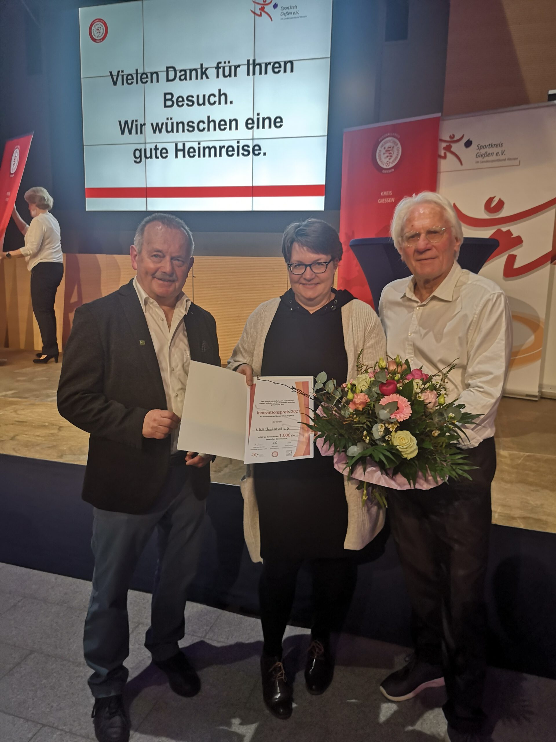 Innovationspreis für unser Jugendprojekt „Bewegung macht stark“.